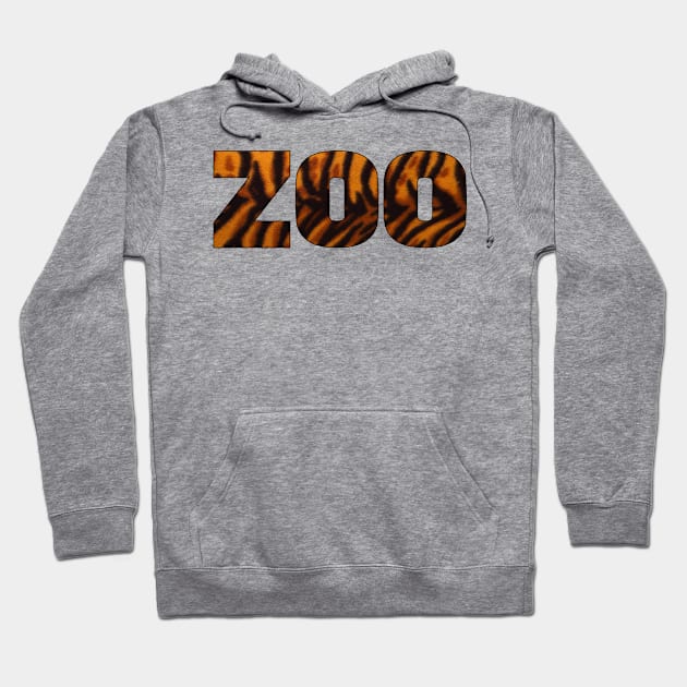 Zoo Tiger Pattern Hoodie by Anthony88